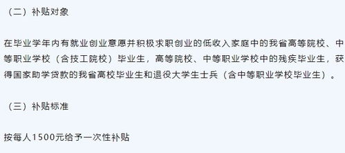 每人每月1200元 这些高校毕业生可领补贴